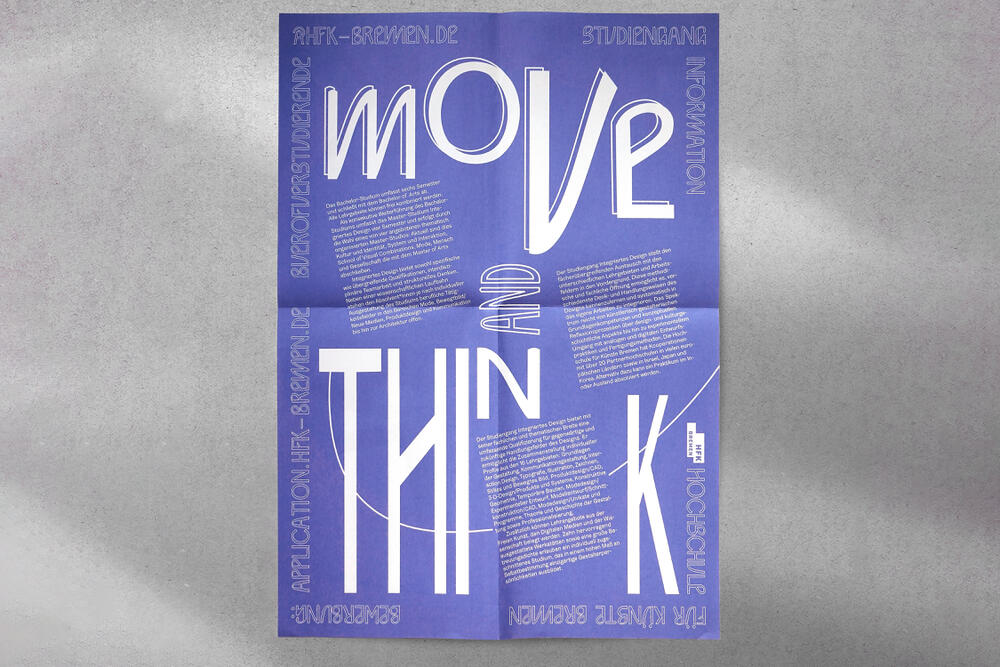 Bild aus der Arbeit »HfK Infoflyer und Plakat«